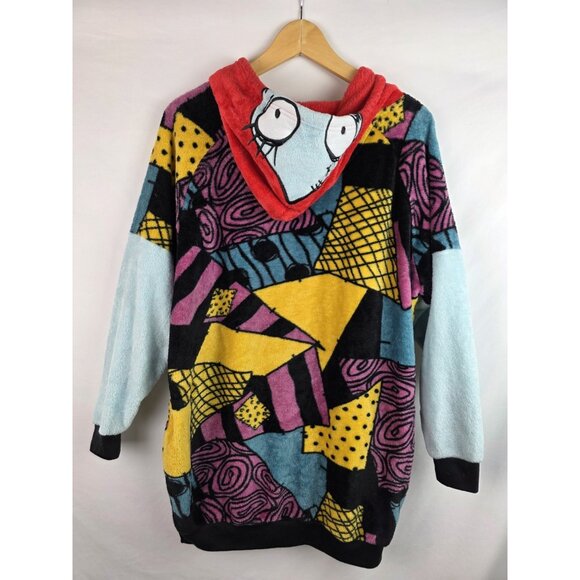 Disney Womens Hoodie Sweatshirt Size Small Nightmare Before Christmas Sally Top - Picture 11 of 13